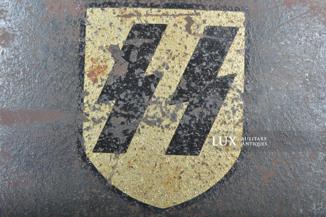 Early named Waffen-SS helmet and cover set, lateral plane tree, « Wiking division » - photo 61