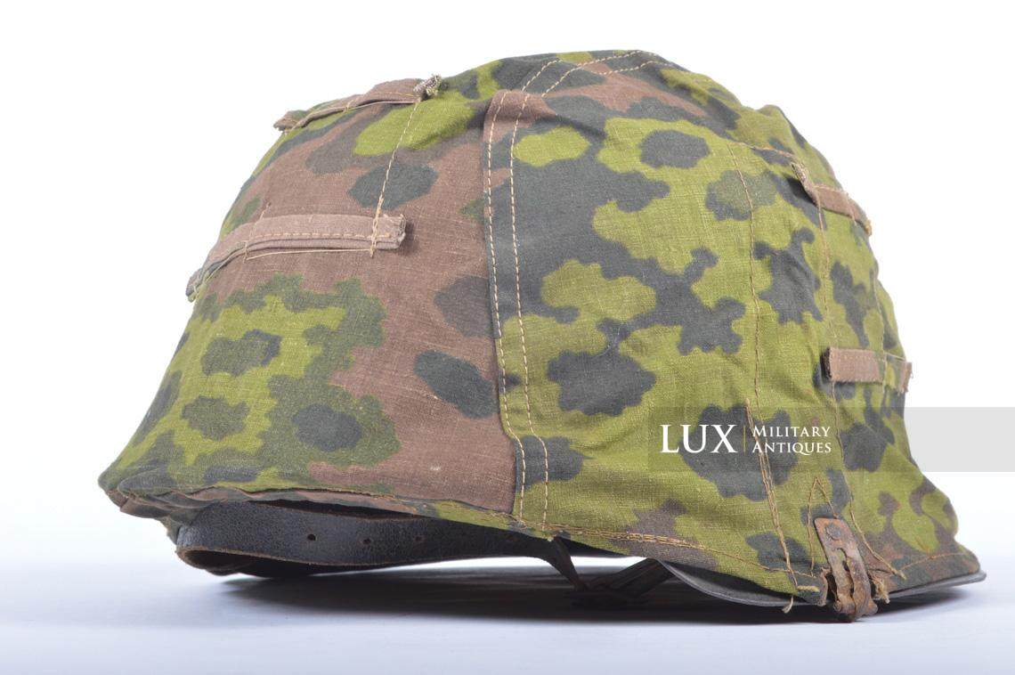 Waffen-SS second pattern oak-leaf camouflage combat helmet cover - photo 7