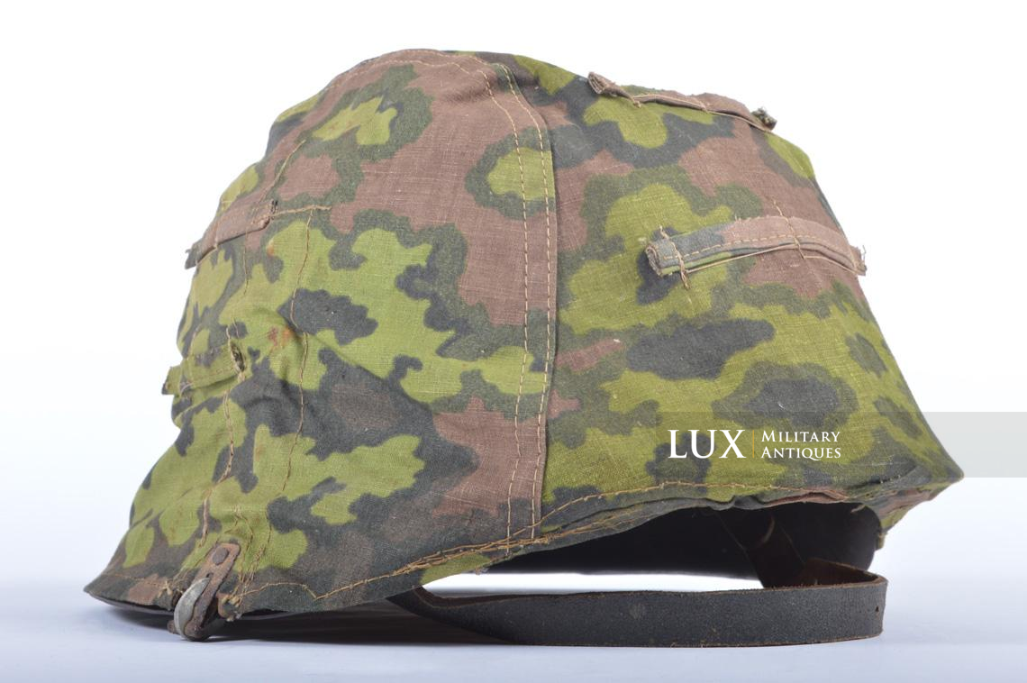 Waffen-SS second pattern oak-leaf camouflage combat helmet cover - photo 9