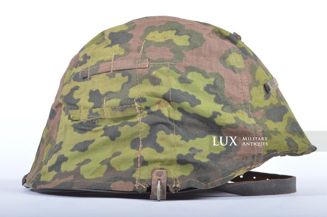Waffen-SS second pattern oak-leaf camouflage combat helmet cover - photo 10