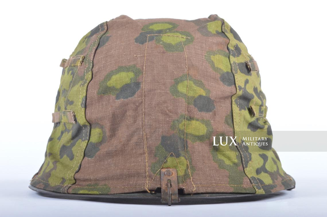 Waffen-SS second pattern oak-leaf camouflage combat helmet cover - photo 12