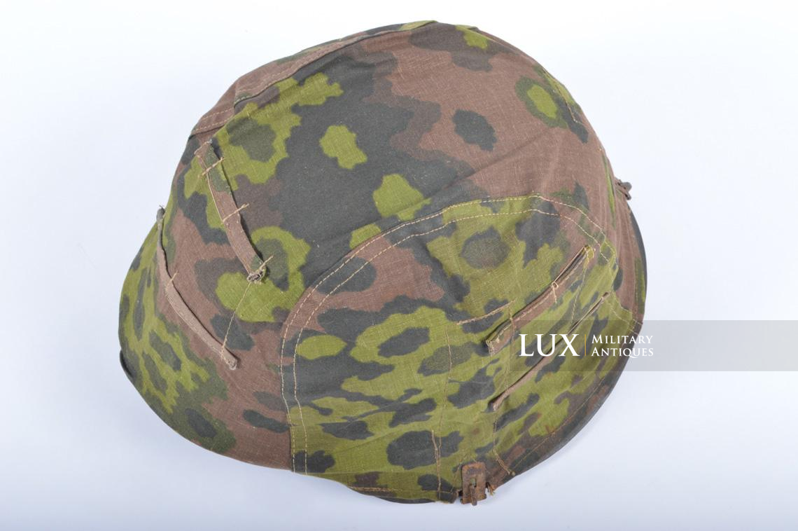 Waffen-SS second pattern oak-leaf camouflage combat helmet cover - photo 14