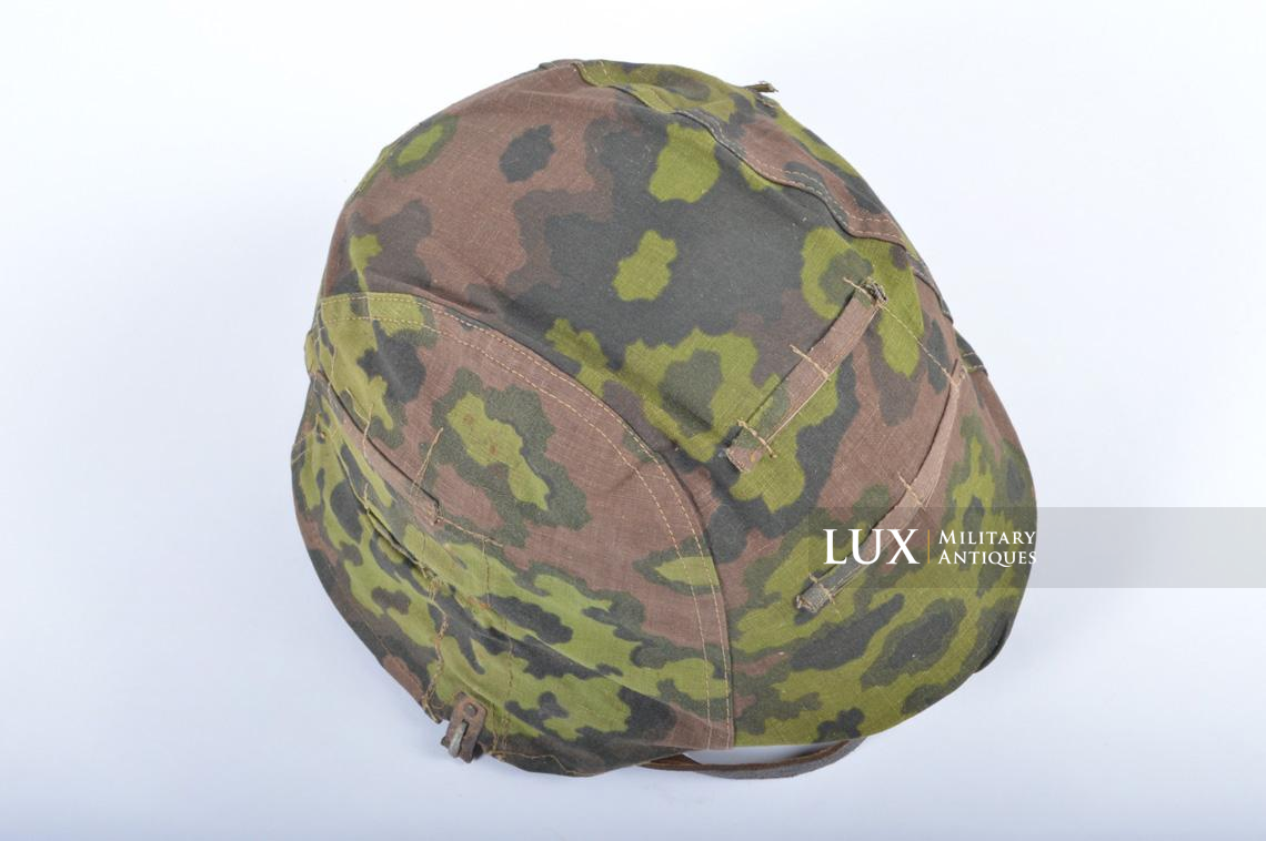 Waffen-SS second pattern oak-leaf camouflage combat helmet cover - photo 15