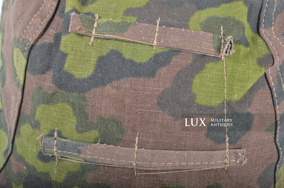 Couvre casque Waffen-SS fin de guerre en camouflage feuille de chêne - photo 16