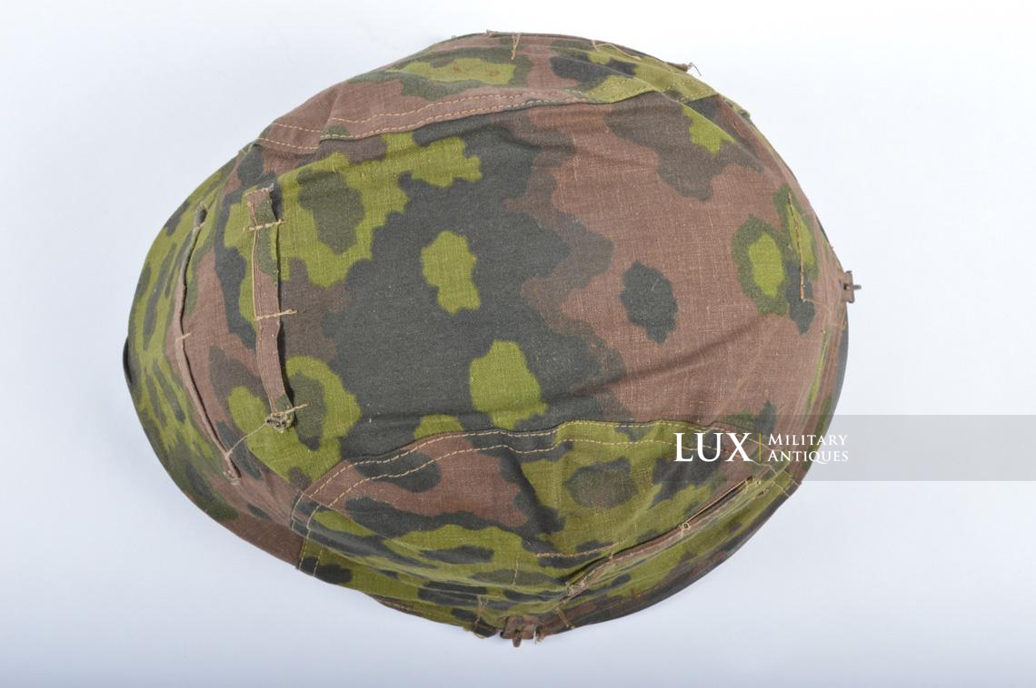 Couvre casque Waffen-SS fin de guerre en camouflage feuille de chêne - photo 27
