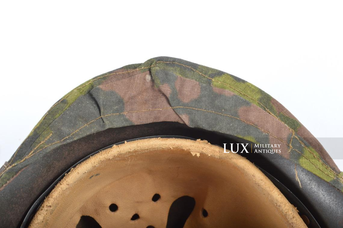 Waffen-SS second pattern oak-leaf camouflage combat helmet cover - photo 29