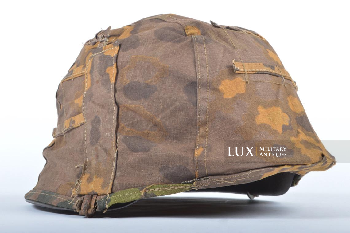 Waffen-SS second pattern oak-leaf camouflage combat helmet cover - photo 33