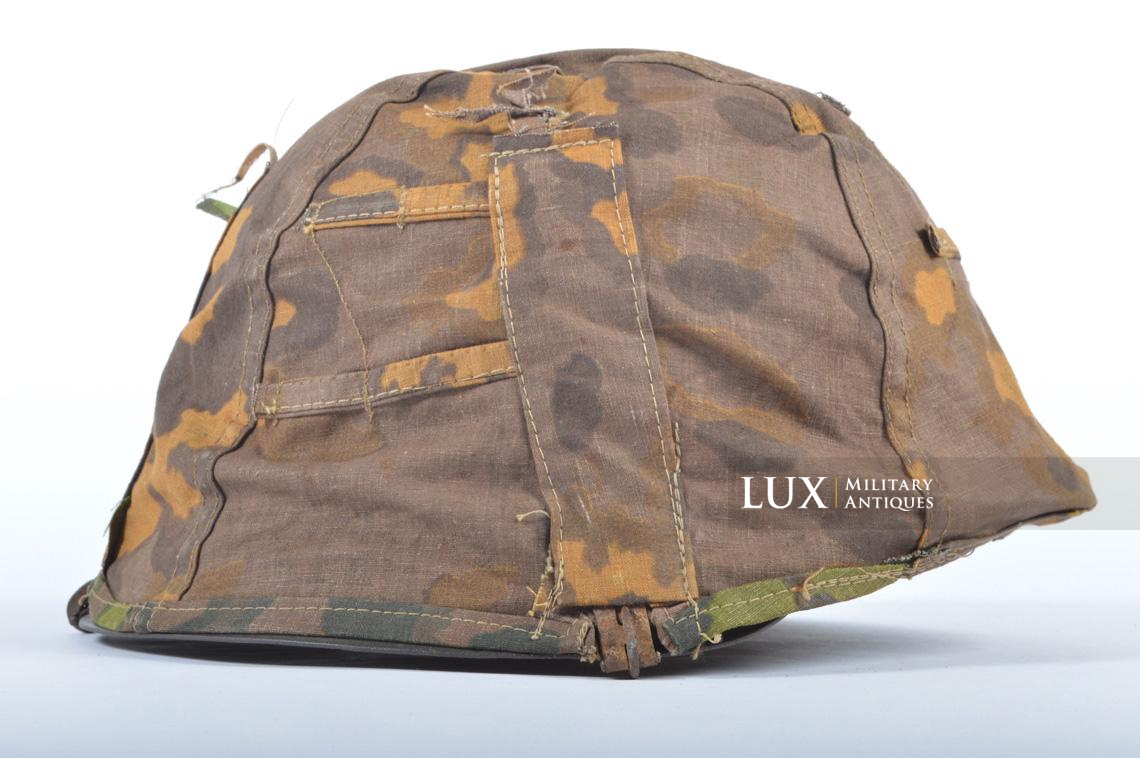 Waffen-SS second pattern oak-leaf camouflage combat helmet cover - photo 34