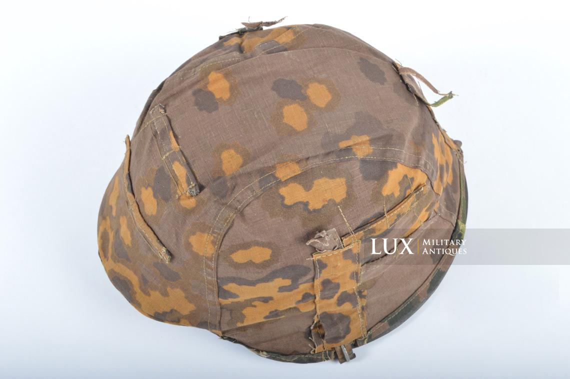 Waffen-SS second pattern oak-leaf camouflage combat helmet cover - photo 38