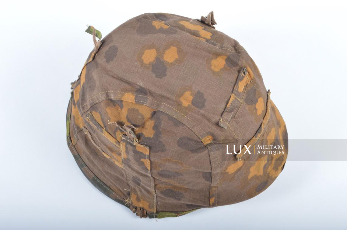 Waffen-SS second pattern oak-leaf camouflage combat helmet cover - photo 39
