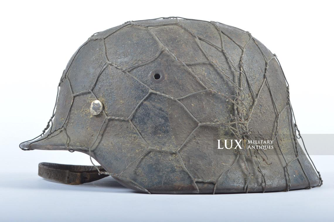 Casque M40 Luftwaffe camouflé et grillagé - photo 4