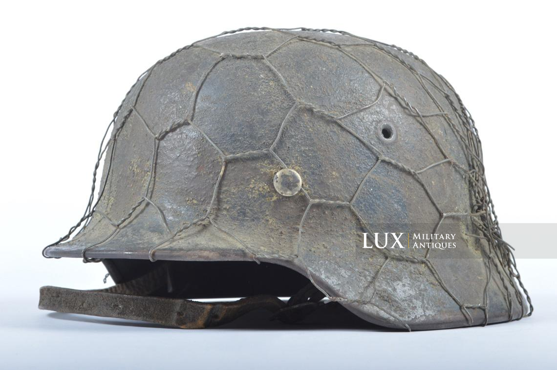 Casque M40 Luftwaffe camouflé et grillagé - photo 7