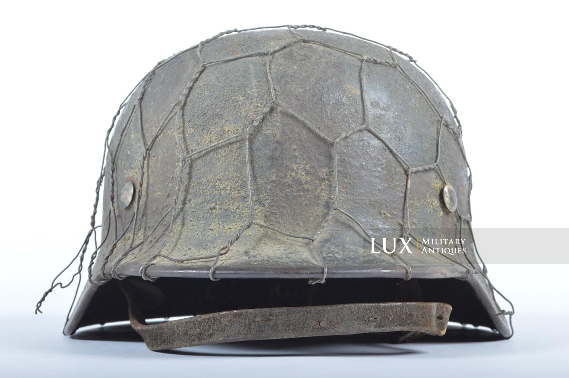 Casque M40 Luftwaffe camouflé et grillagé - photo 8