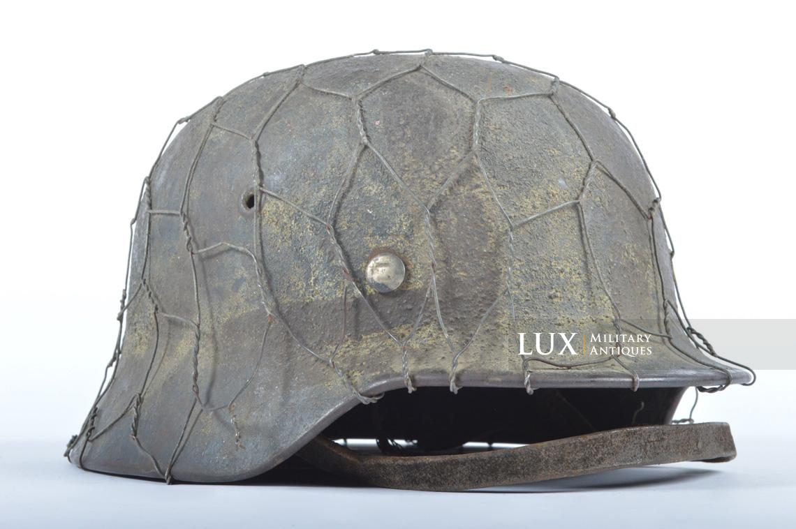 Casque M40 Luftwaffe camouflé et grillagé - photo 9