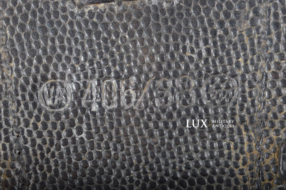 Rare early pair of k98 ammunition pouches, « VA 406/38 SS » - photo 11