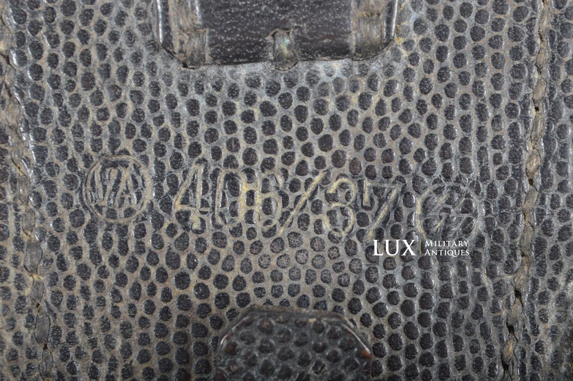 Rare early pair of k98 ammunition pouches, « VA 406/38 SS » - photo 20