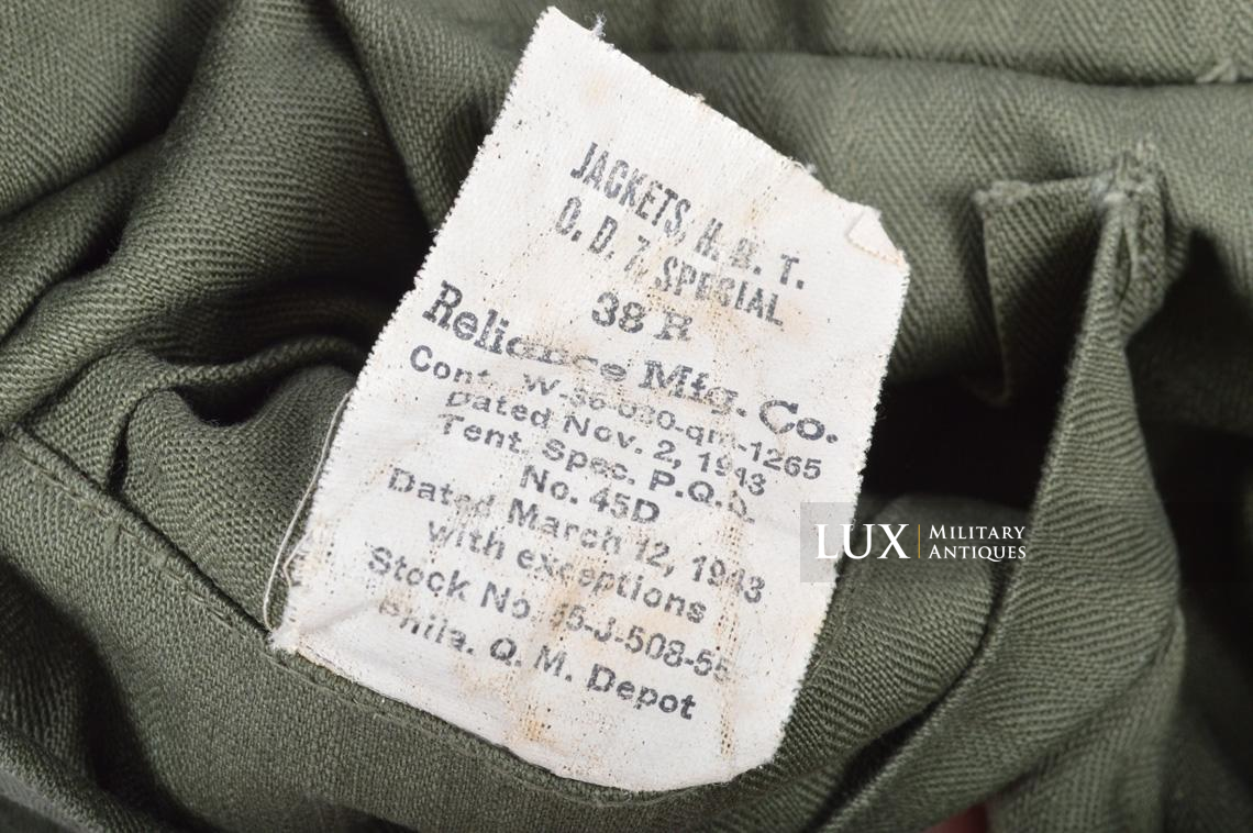 US Army HBT jacket, dated 1943 - Lux Military Antiques - photo 15