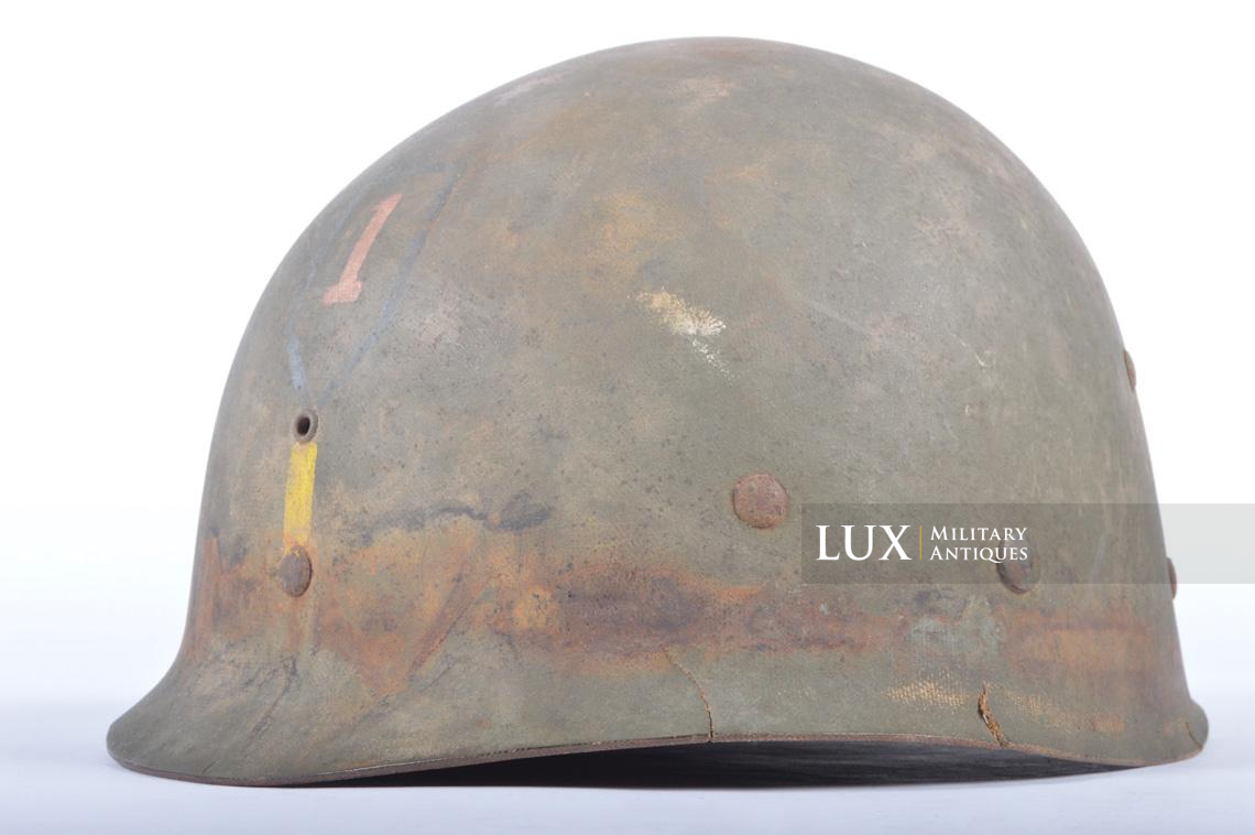 Sous-casque USM1 2nd Lt., 1st Infantry Division, « Big Red One » - photo 14