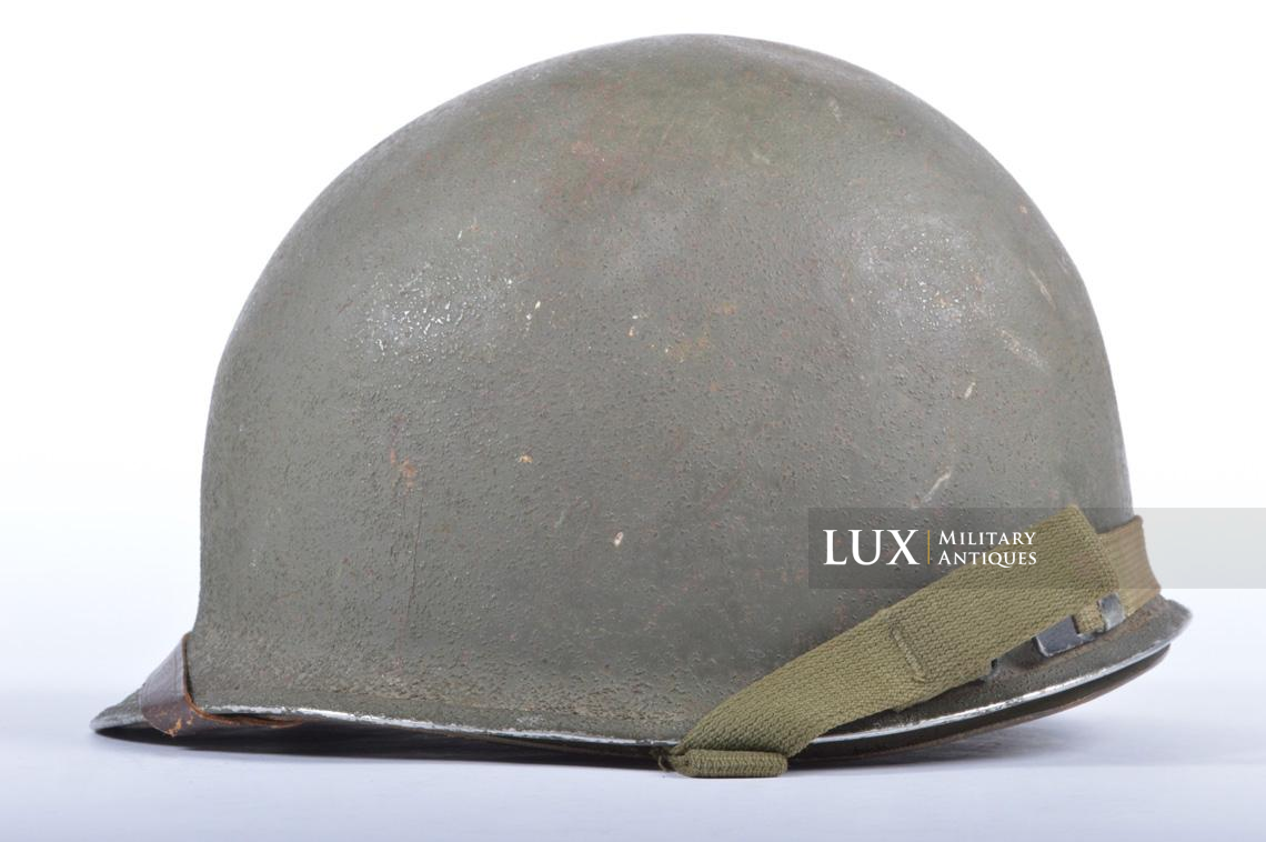 USM1 captains fixed bale front seam combat helmet, « ETO » - photo 10