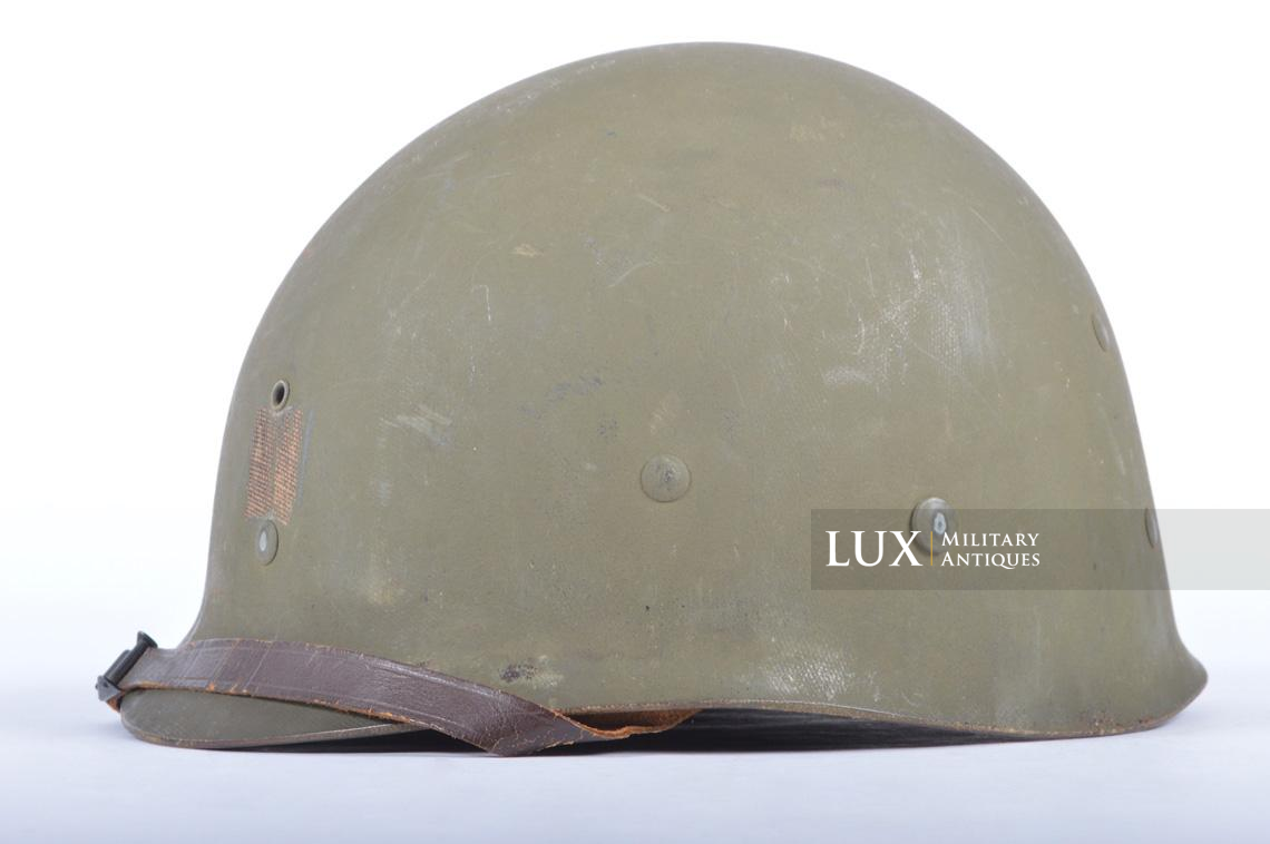 USM1 captains fixed bale front seam combat helmet, « ETO » - photo 28