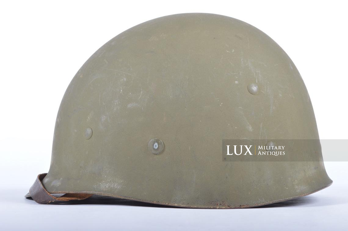 USM1 captains fixed bale front seam combat helmet, « ETO » - photo 29