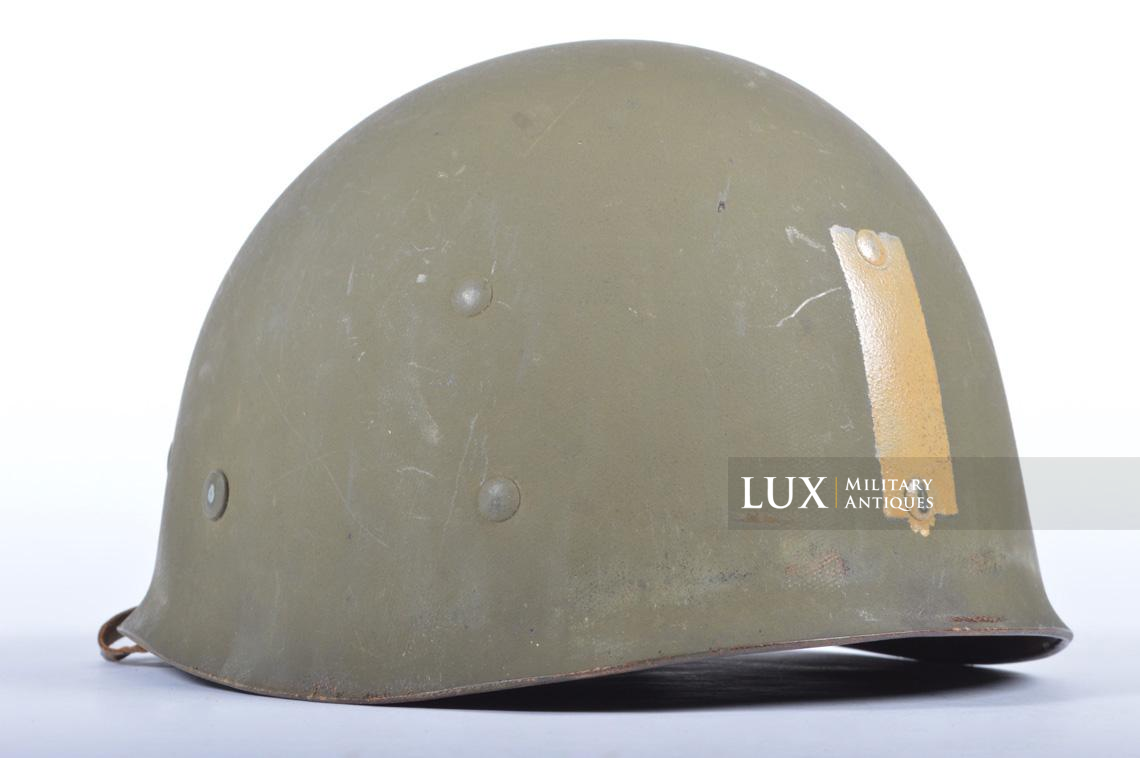 USM1 captains fixed bale front seam combat helmet, « ETO » - photo 30
