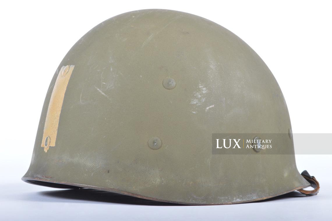 USM1 captains fixed bale front seam combat helmet, « ETO » - photo 32