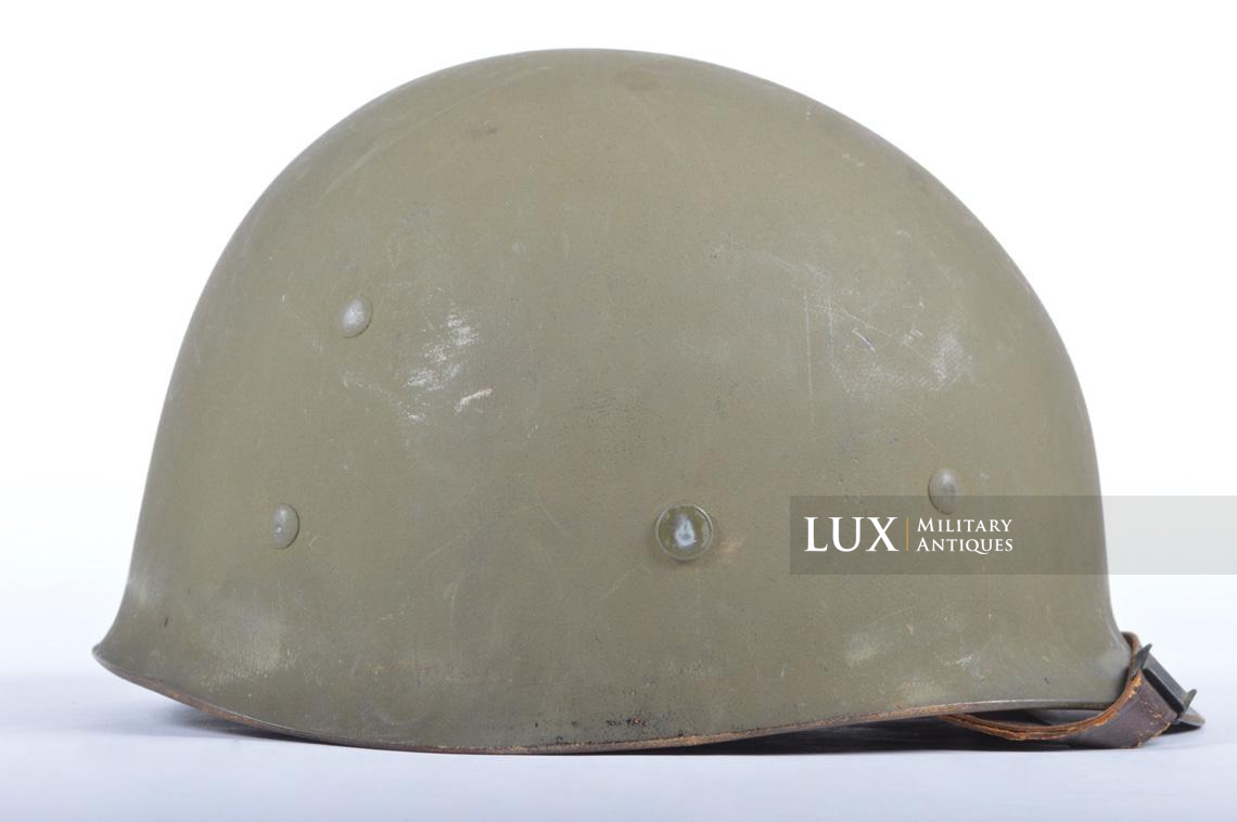 USM1 captains fixed bale front seam combat helmet, « ETO » - photo 33