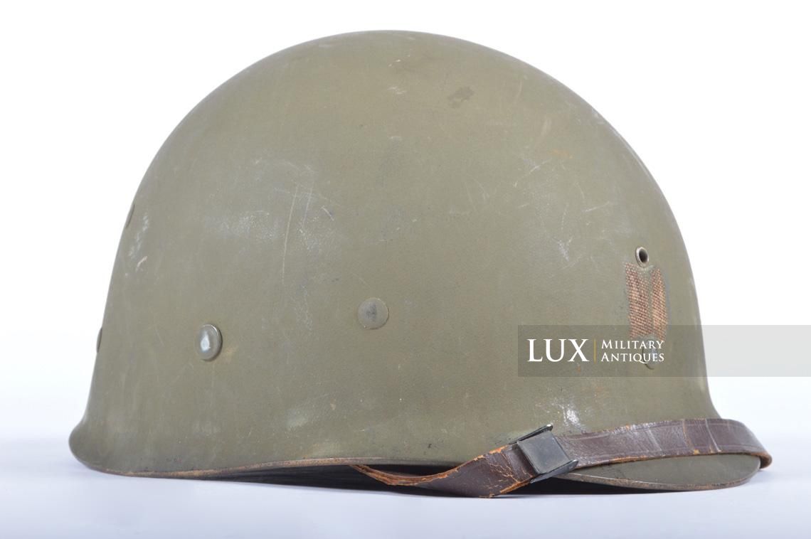 USM1 captains fixed bale front seam combat helmet, « ETO » - photo 34