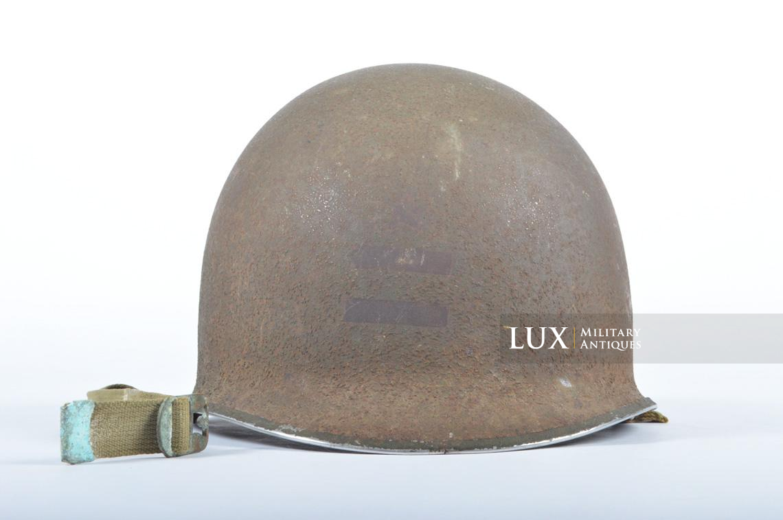 Casque USM1 d’un Lieutenant de l’US Navy, retrouvé en Normandie - photo 4