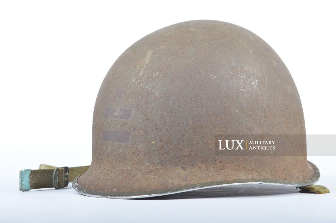 Casque USM1 d’un Lieutenant de l’US Navy, retrouvé en Normandie - photo 7
