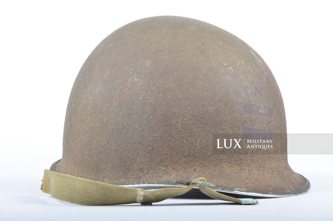 USM1 fixed bale U.S. Navy Lieutenants combat helmet, « Normandy recovered » - photo 14