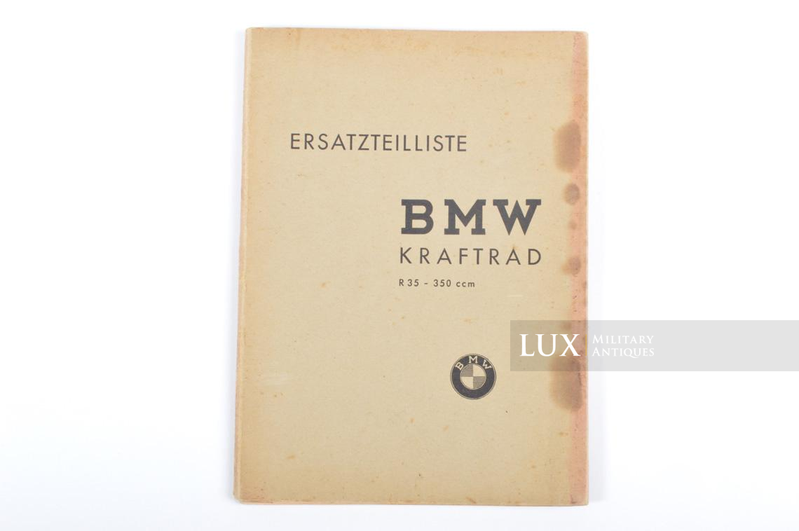 German BMW R-35 model motorcycle replacement parts catalogue - photo 4