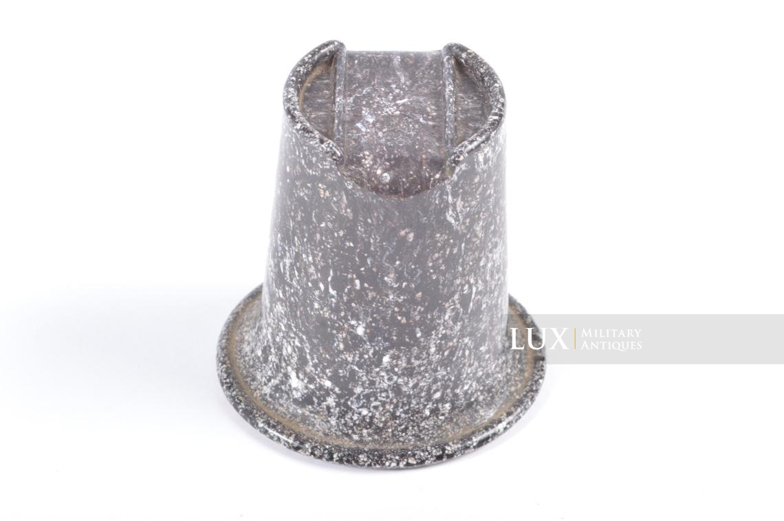 Gobelet de gourde allemande en bakelite noir moucheté - photo 10