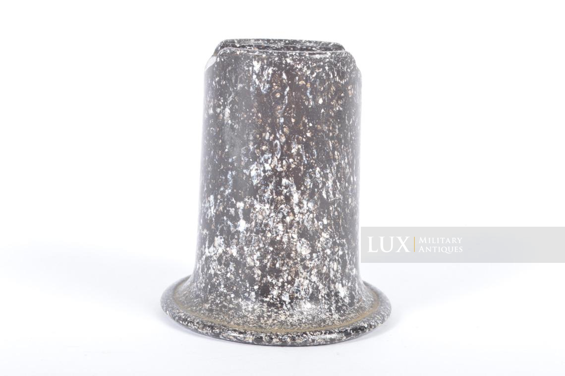 Gobelet de gourde allemande en bakelite noir moucheté - photo 7