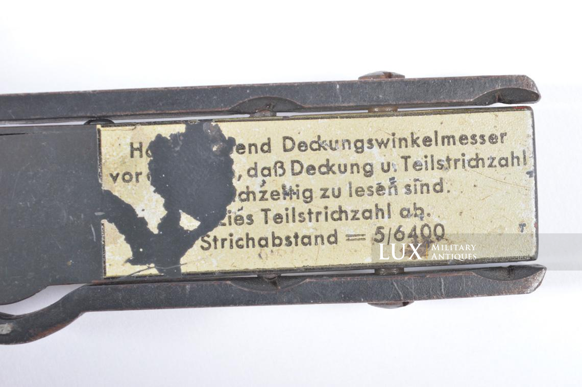 German indirect fire calculator, « Deckungswinkelmesser » - photo 12