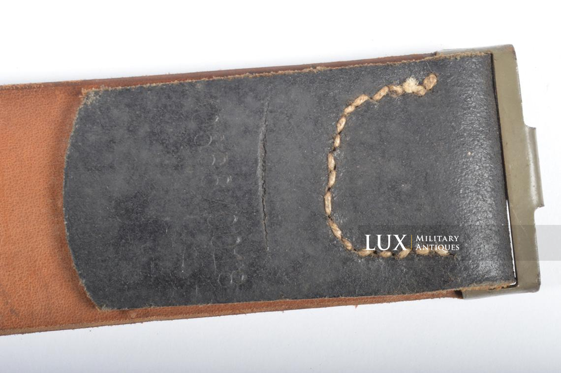 Unissued German late-war leather belt, RBNr « 1/0666/0018 » - photo 8