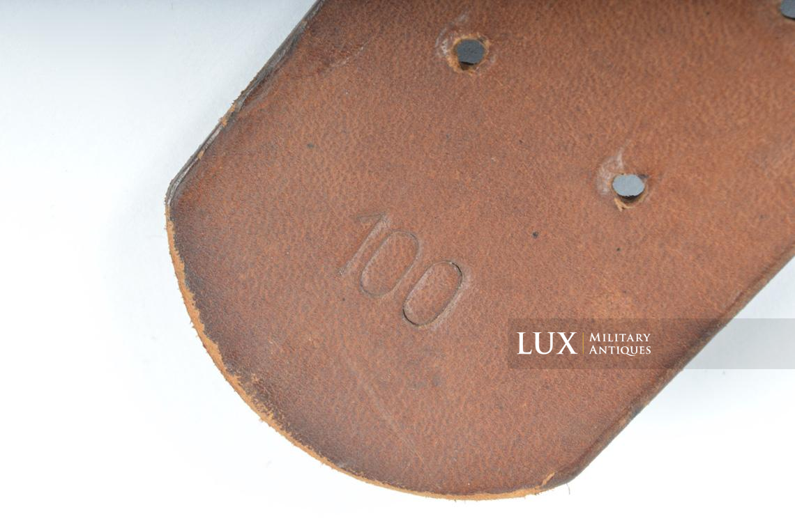 Unissued German late-war leather belt, RBNr « 1/0666/0018 » - photo 13