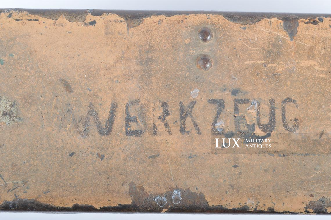German vehicles camouflage metal tool box, « WERKZEUG» - photo 9