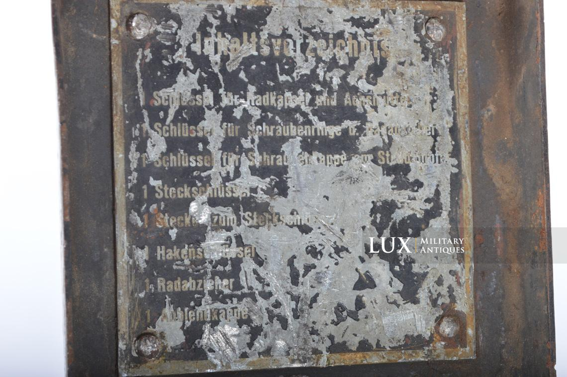 German vehicles camouflage metal tool box, « WERKZEUG» - photo 15