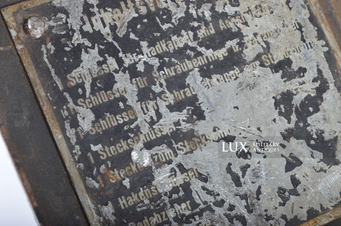 German vehicles camouflage metal tool box, « WERKZEUG» - photo 16