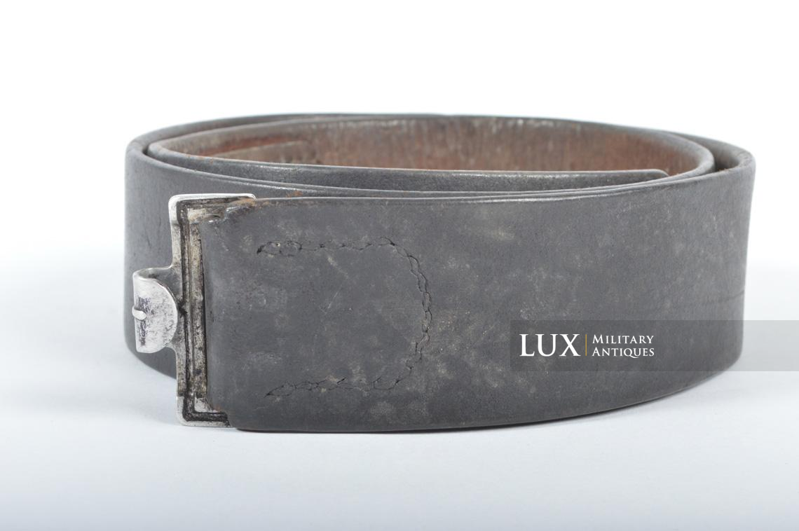 Rare early Waffen-SS leather belt, Totenkopf, « 2.4. SS T ST. » - photo 4