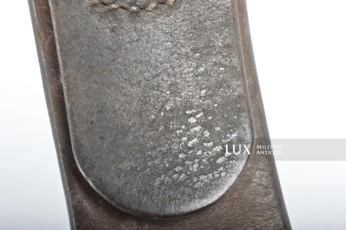 Rare early Waffen-SS leather belt, Totenkopf, « 2.4. SS T ST. » - photo 9