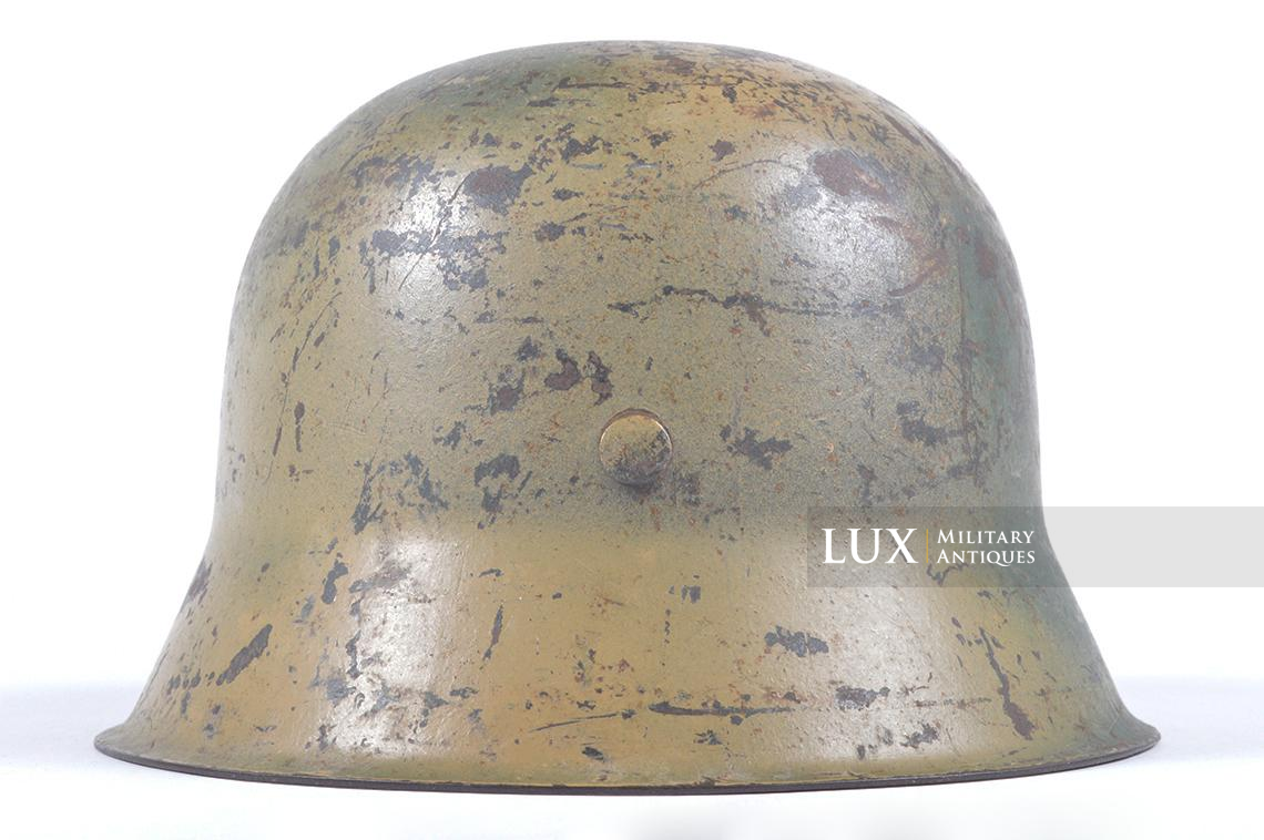 M42 Waffen-SS single decal two-tone spray camouflage combat helmet, « Normandy » - photo 12