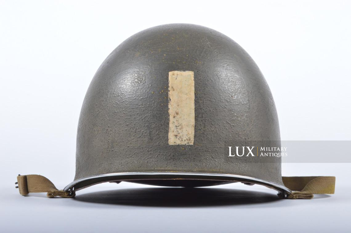 Casque USM1, 924th FAB, 99th Infantry Division, Lt. Richard G. Fuchs - photo 10