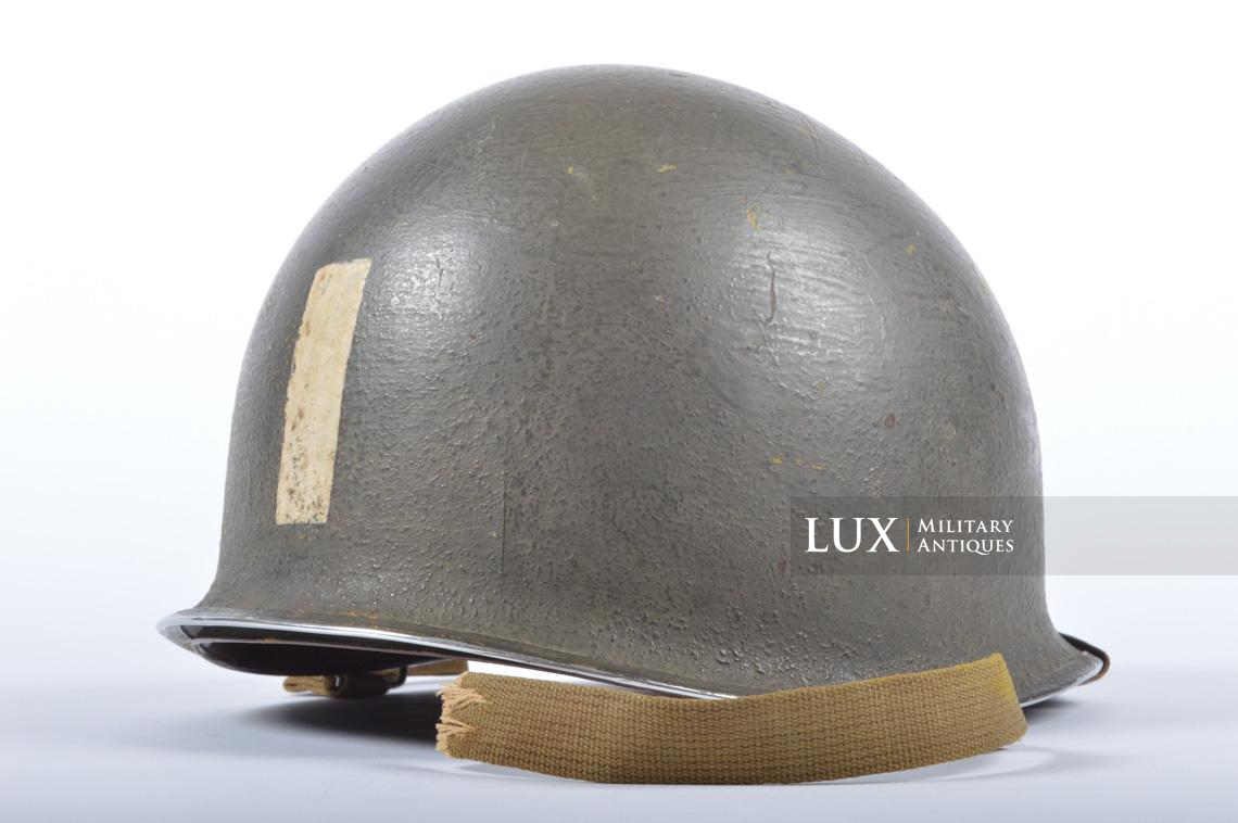 USM1 helmet, 924th FAB, 99th Infantry Division, Lt. Richard G. Fuchs - photo 9