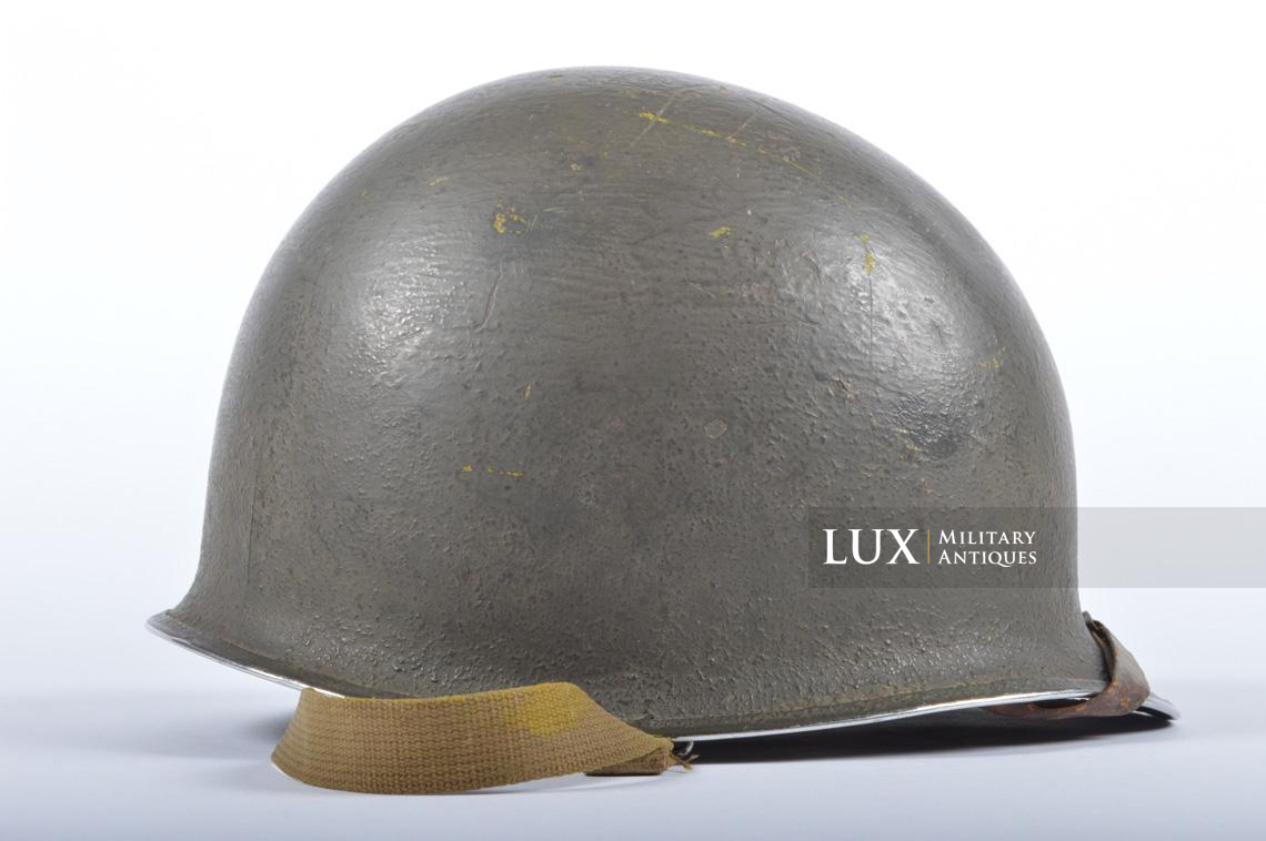 USM1 helmet, 924th FAB, 99th Infantry Division, Lt. Richard G. Fuchs - photo 8