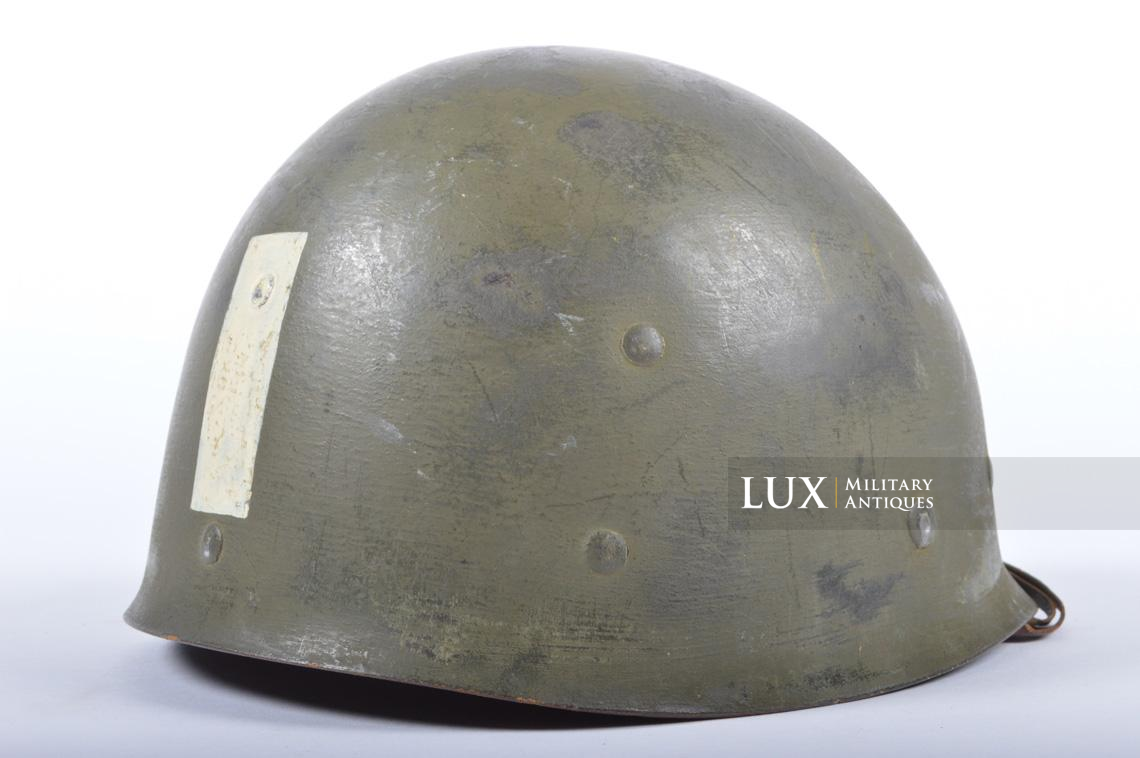 Casque USM1, 924th FAB, 99th Infantry Division, Lt. Richard G. Fuchs - photo 54