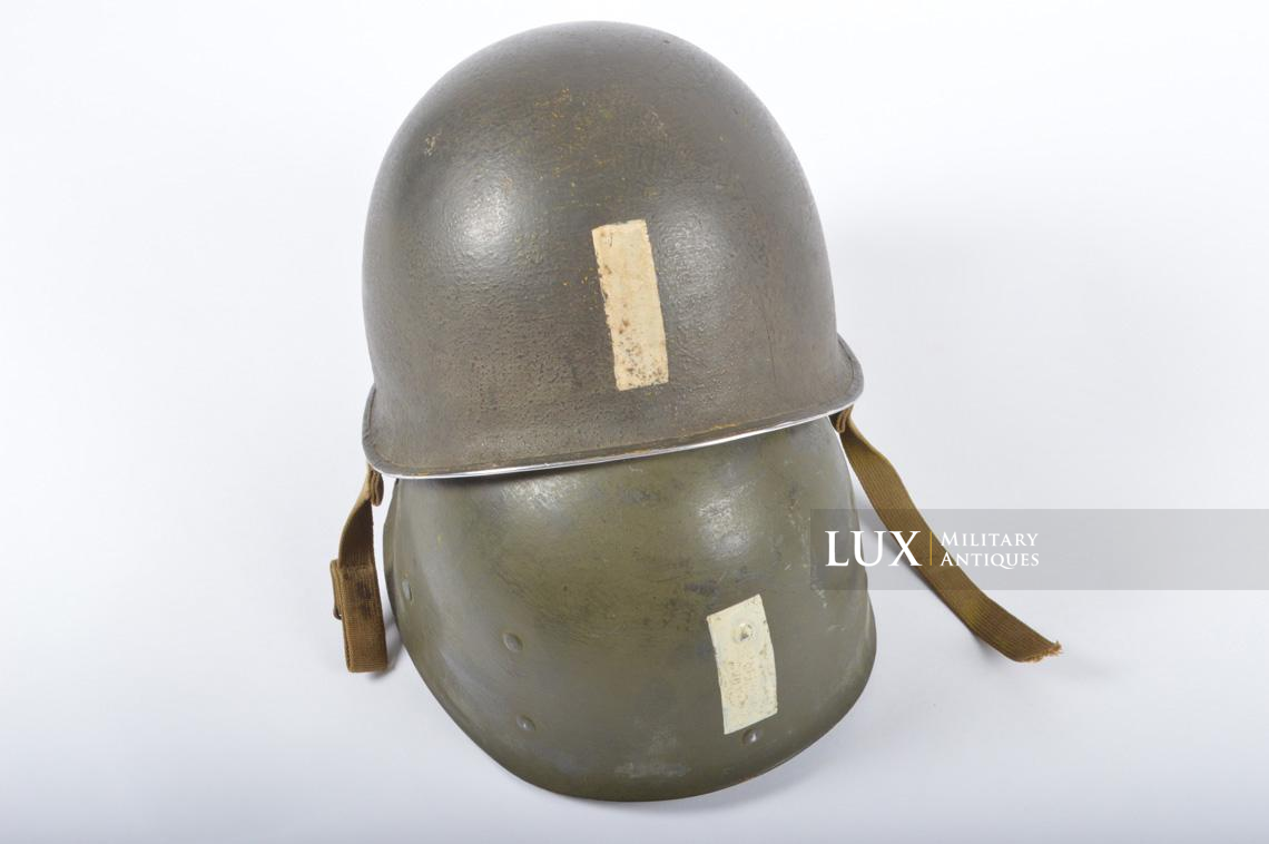 Casque USM1, 924th FAB, 99th Infantry Division, Lt. Richard G. Fuchs - photo 16