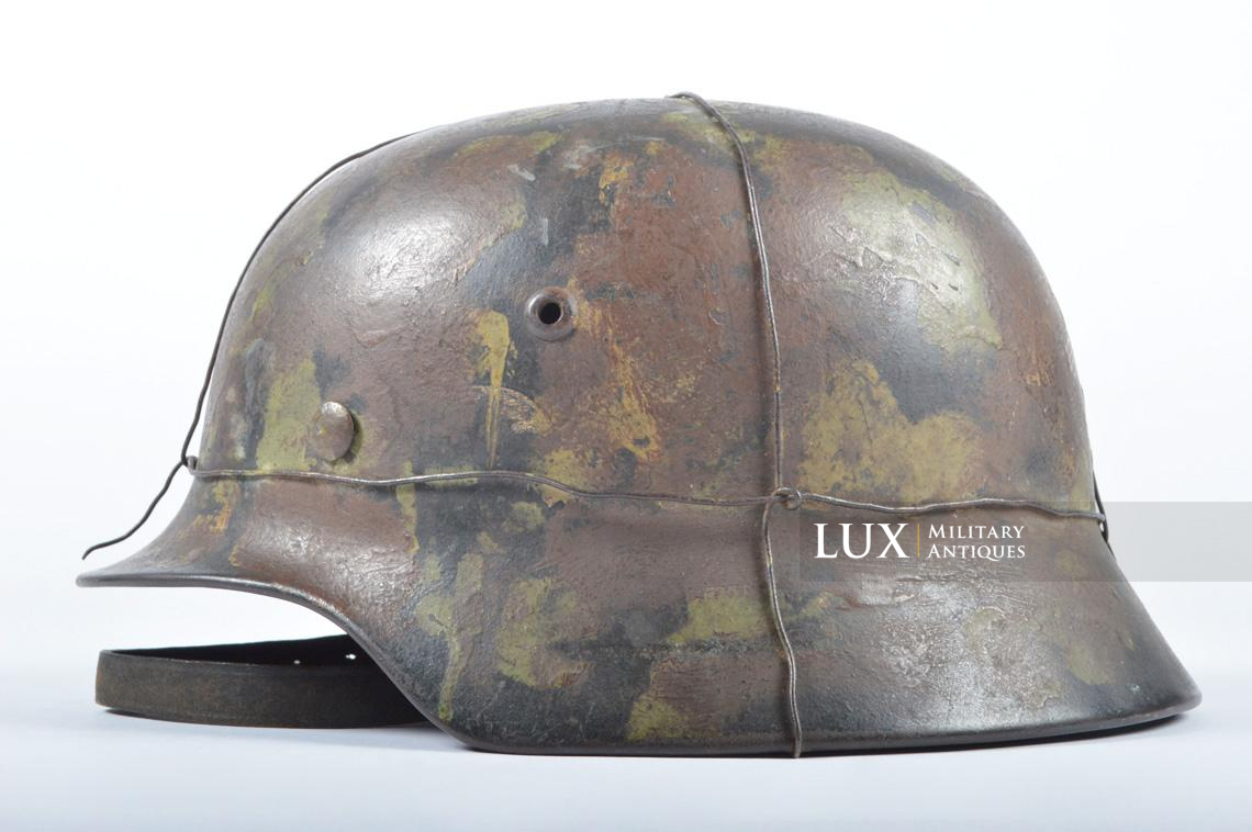 Casque M35 Luftwaffe camouflé trois tons avec fil de fer, nominatif - photo 4